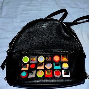 Fendi Studded Backpack